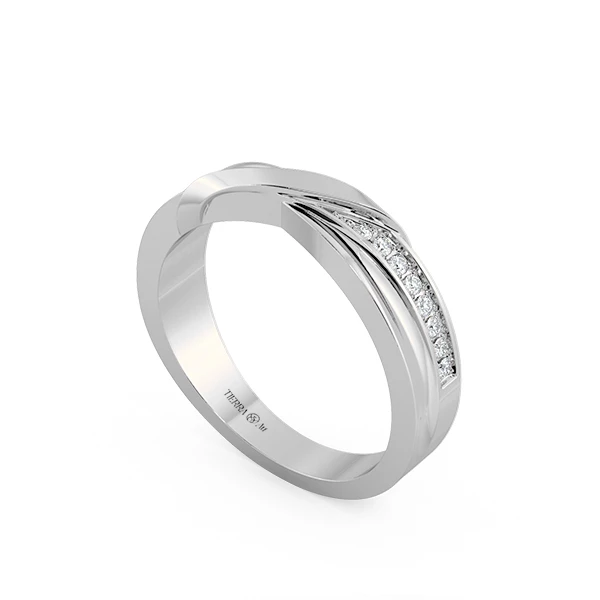 Modern Wedding Band Set NCC2040 4